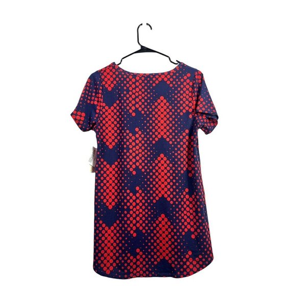 LuLaRoe Women's Navy Blue & Red Classic T - Picture 2 of 5